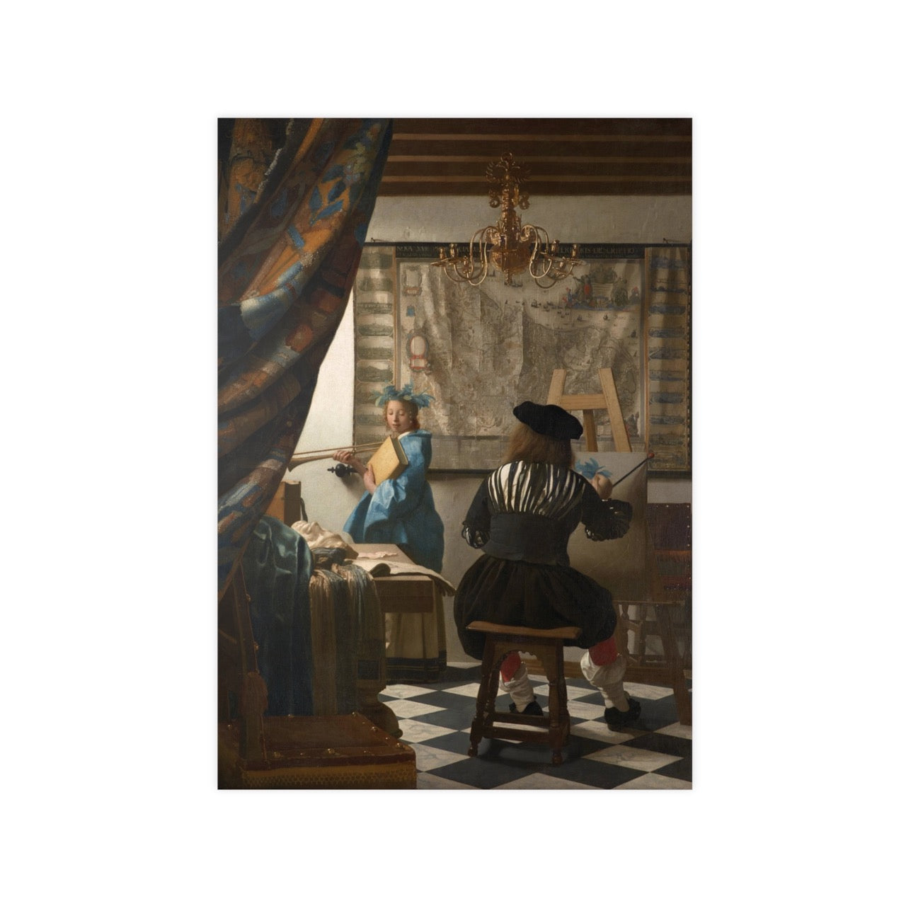 Vermeer Fine Art Print - The Art of Painting (1668)