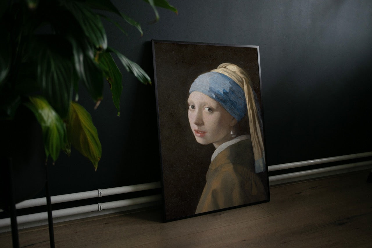 Johannes Vermeer Fine Art Print - Girl with a Pearl Earring (c. 1665)