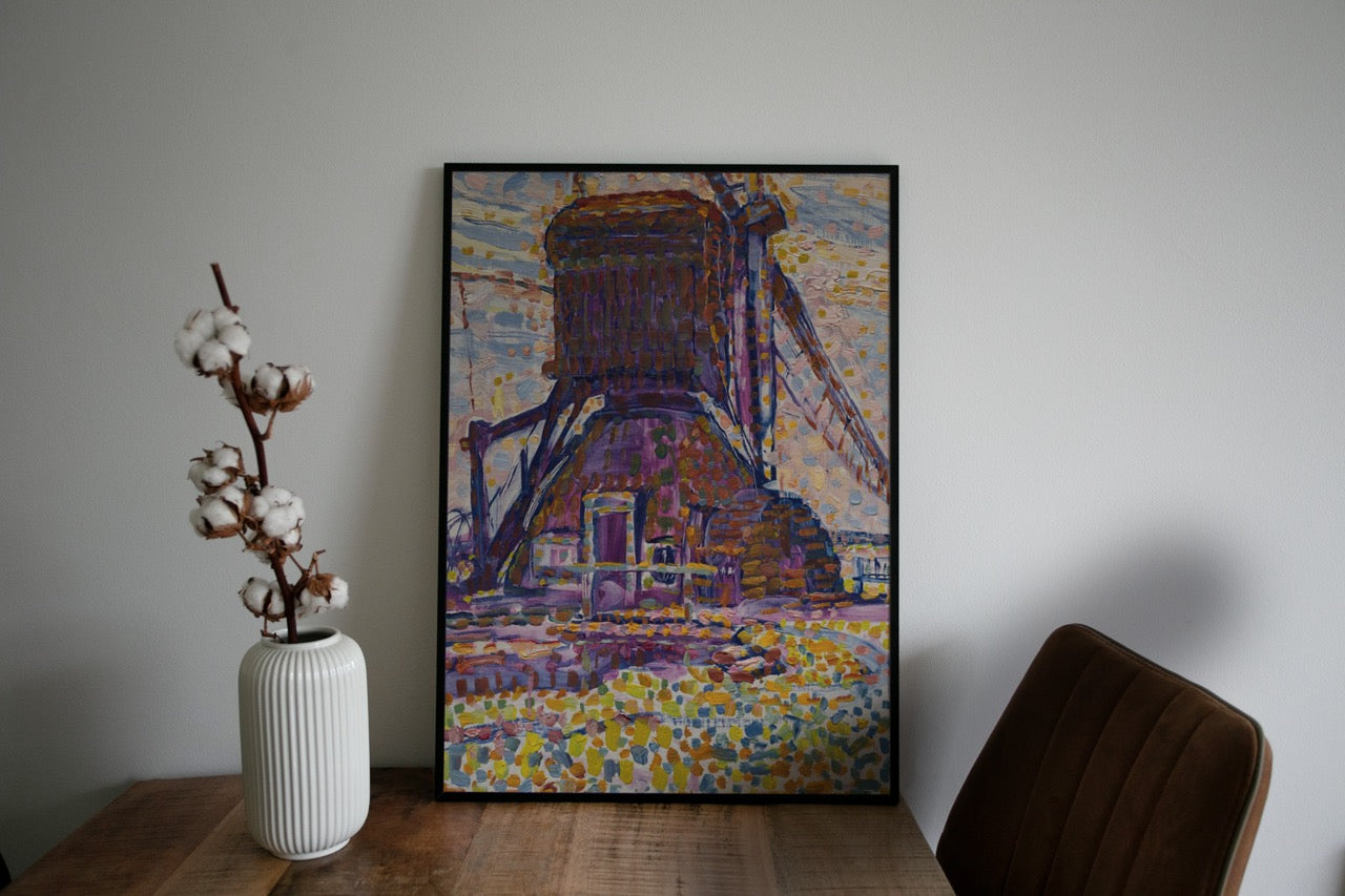 Piet Mondrian Fine Art Print - The Winkel Mill (1908)