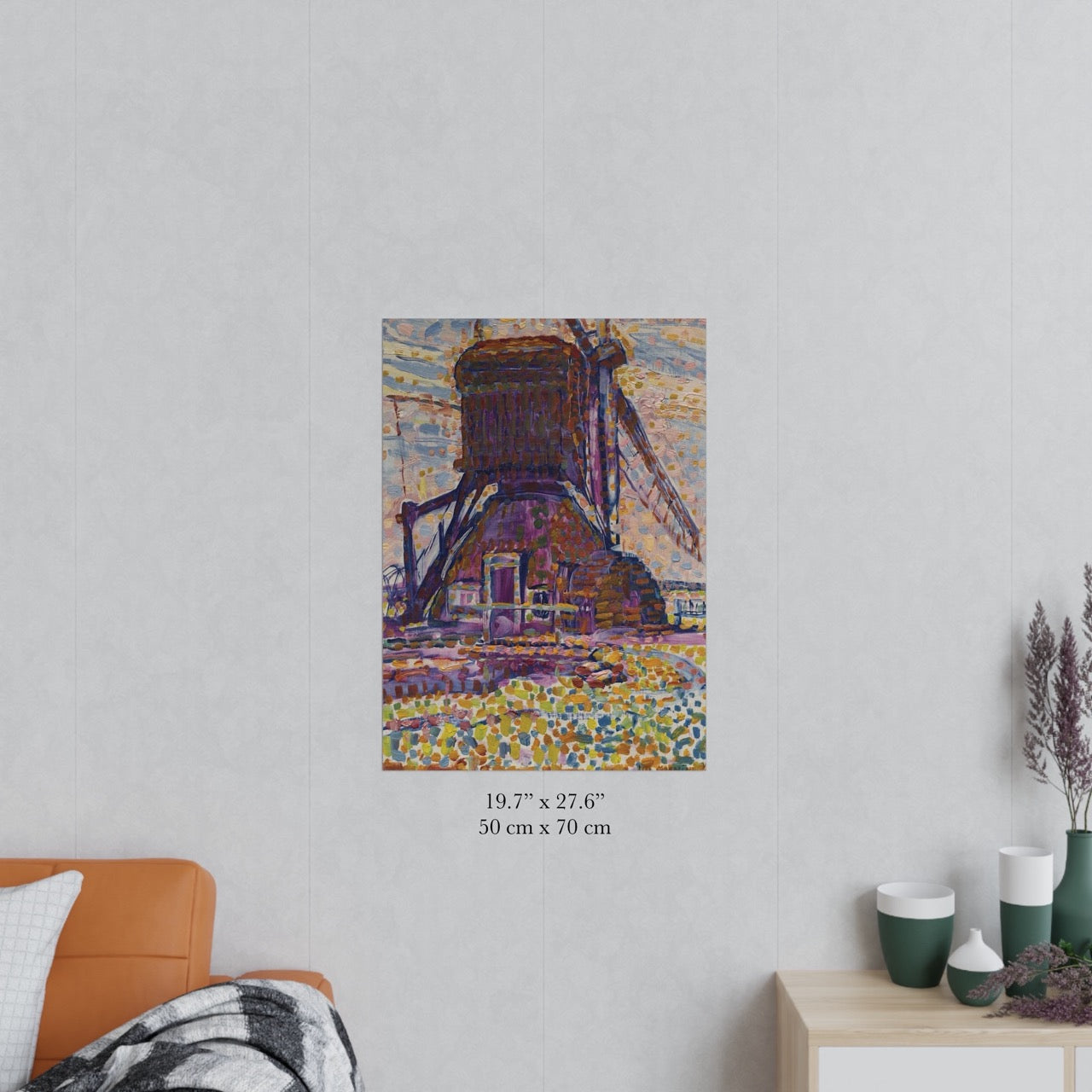 Piet Mondrian Fine Art Print - The Winkel Mill (1908)